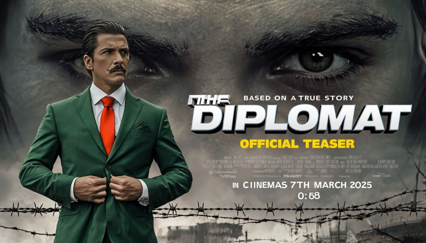 The Diplomat (Teaser): A Star-Studded Action Thriller Coming to Cinemas on 7th March 2025